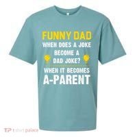 Dad Joke Funny Parent Quote Sueded Cloud Jersey T-Shirt thumb 0