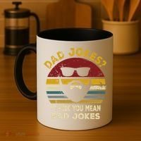 Dad Jokes I Think You Mean Rad Jokes Funny Dads Great Gift Coffee Mug thumb 4