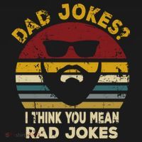 Dad Jokes I Think You Mean Rad Jokes Funny Dads Great Gift Women's Hoodie thumb 2