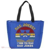 Dad Jokes I Think You Mean Rad Jokes Funny Dads Great Gift Tote Bag thumb 0