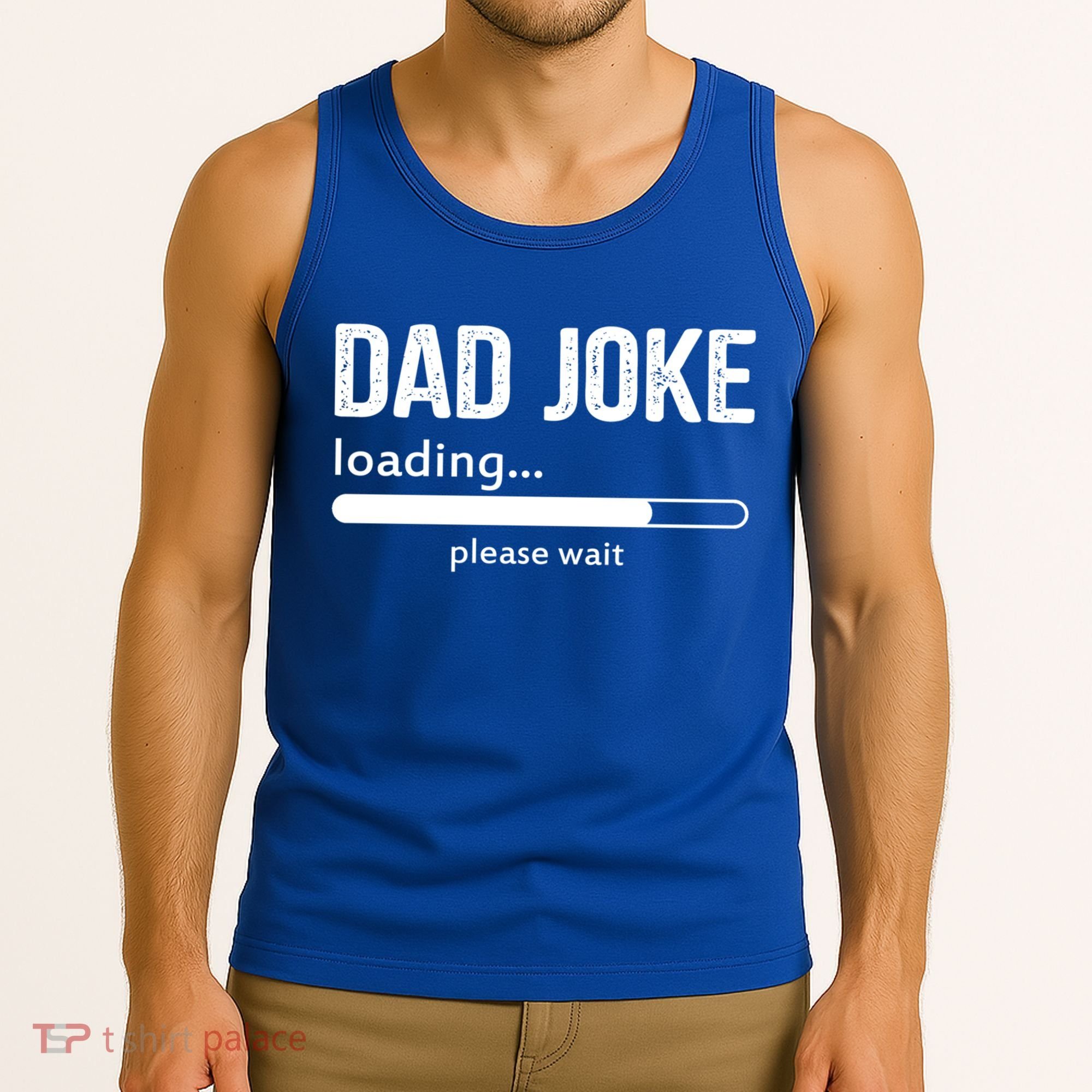 Dad Joke Loading Please Wait Cool Gift Tank Top