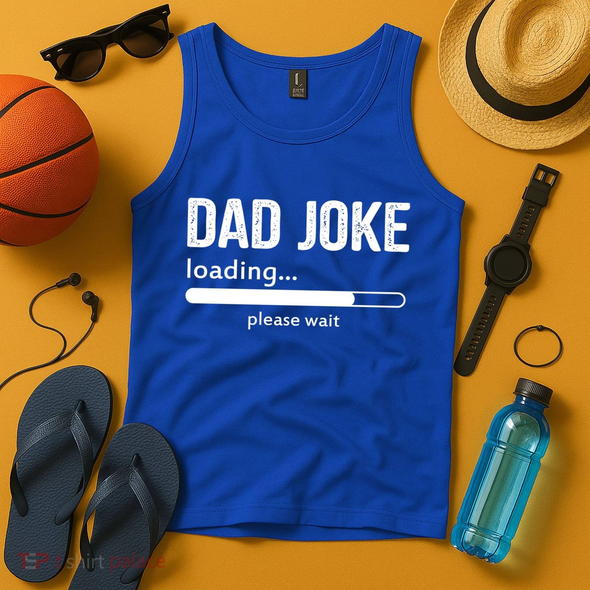Dad Joke Loading Please Wait Cool Gift Tank Top