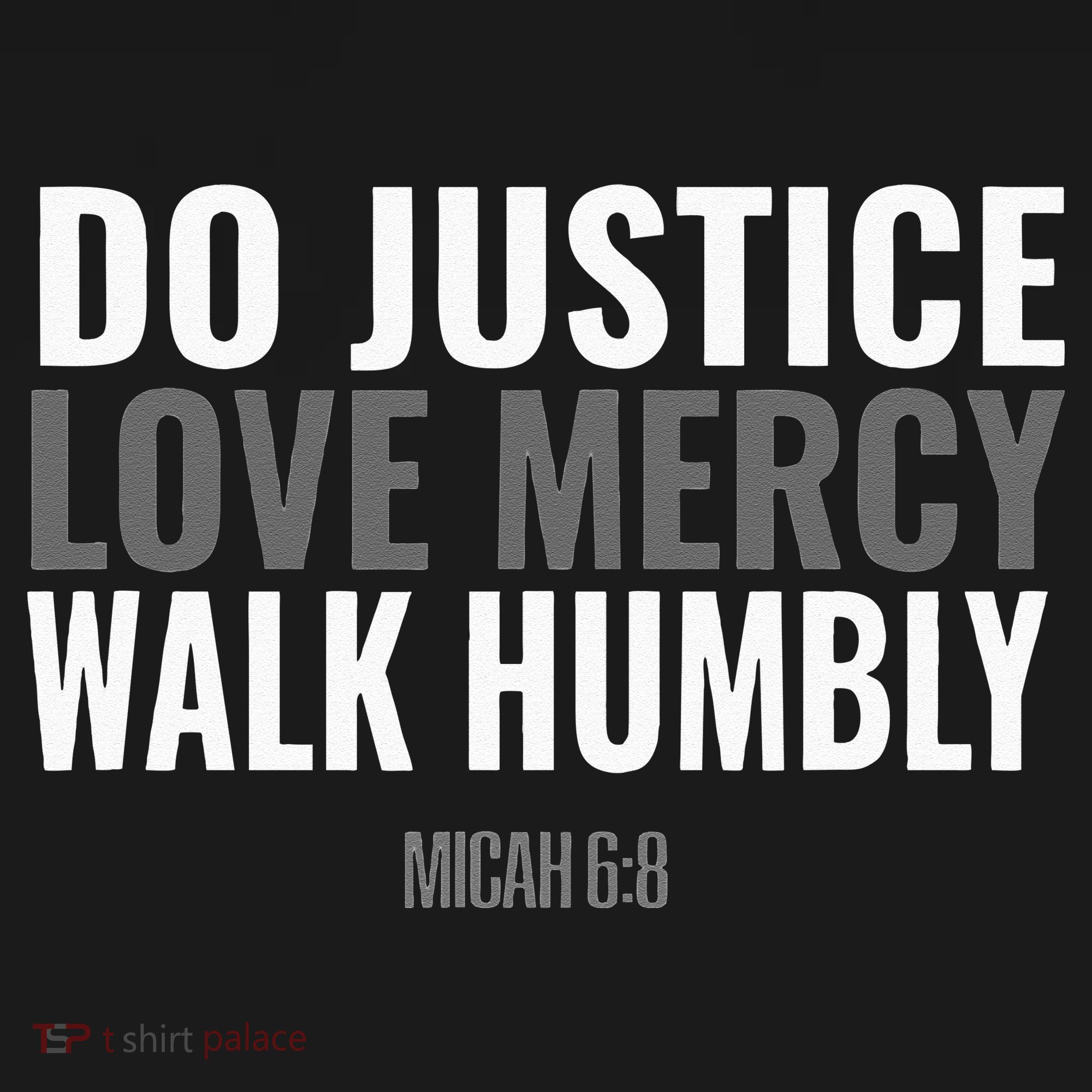 Do Justice Love Mercy Walk Humbly Bible Verse Gift Micah 68 Women's Tank Top