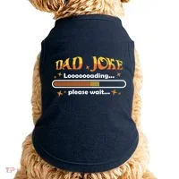 Dad Joke Loading Please Wait Funny Gift Doggie Tank thumb 0