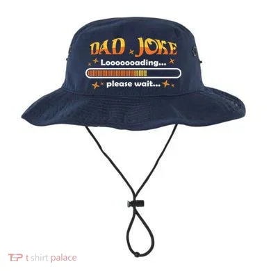 Dad Joke Loading Please Wait Funny Gift Bucket Hat