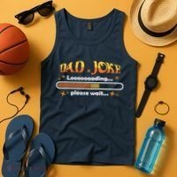 Dad Joke Loading Please Wait Funny Gift Tank Top thumb 4