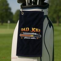 Dad Joke Loading Please Wait Funny Gift Golf Towel thumb 2
