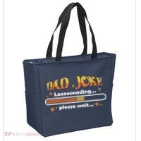 Dad Joke Loading Please Wait Funny Gift Tote Bag thumb 2
