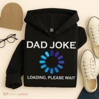Dad Joke Loading Please Wait Funny Hoodie thumb 4