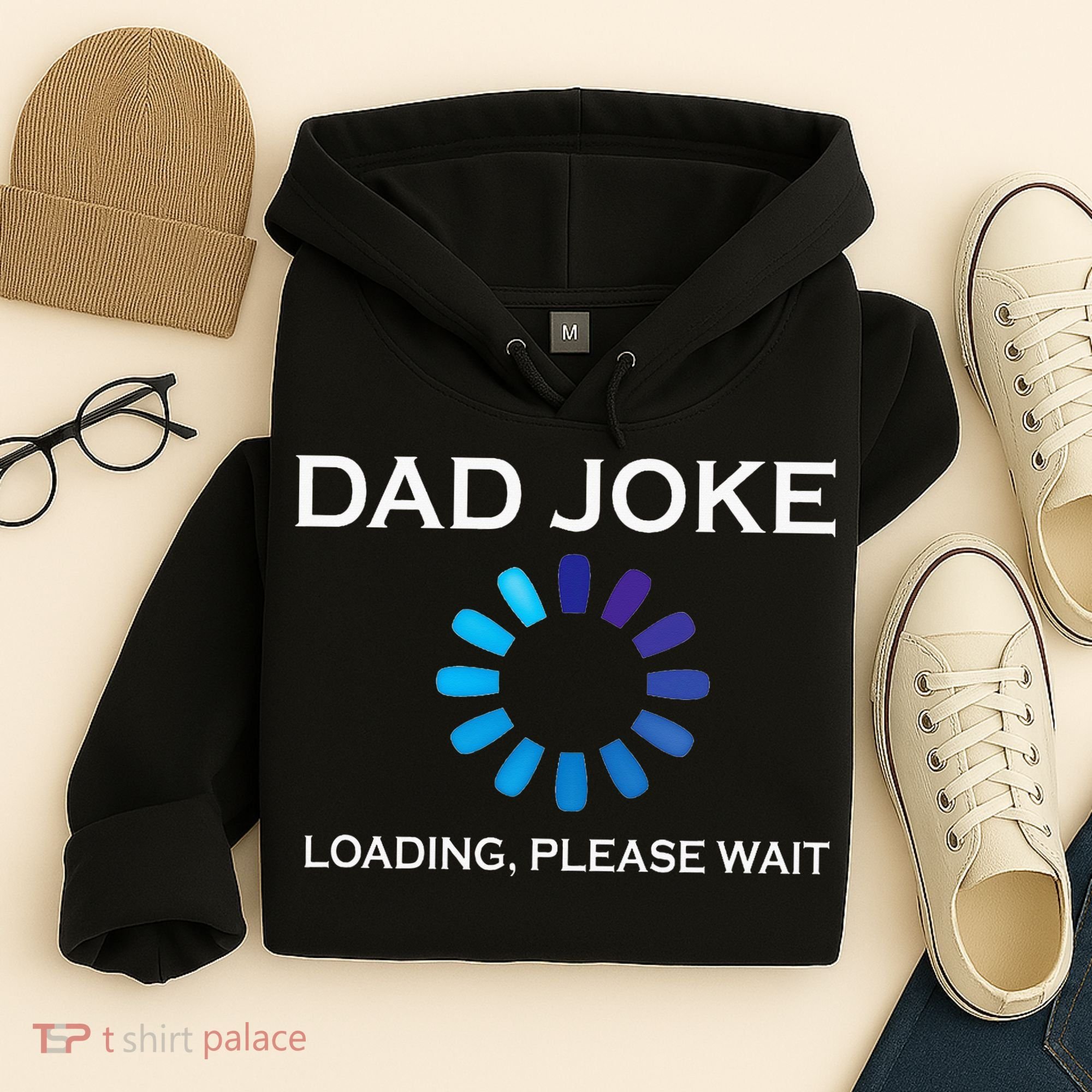 Dad Joke Loading Please Wait Funny Hoodie