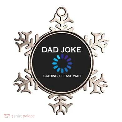 Dad Joke Loading Please Wait Funny Ornament
