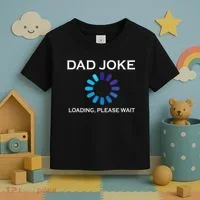 Dad Joke Loading Please Wait Funny Toddler T-Shirt thumb 3