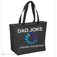 Dad Joke Loading Please Wait Funny Tote Bag thumb 2