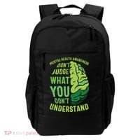 Dont Judge Mental Health Awareness Backpack thumb 0
