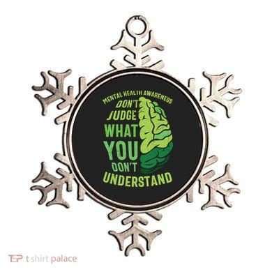 Dont Judge Mental Health Awareness Ornament