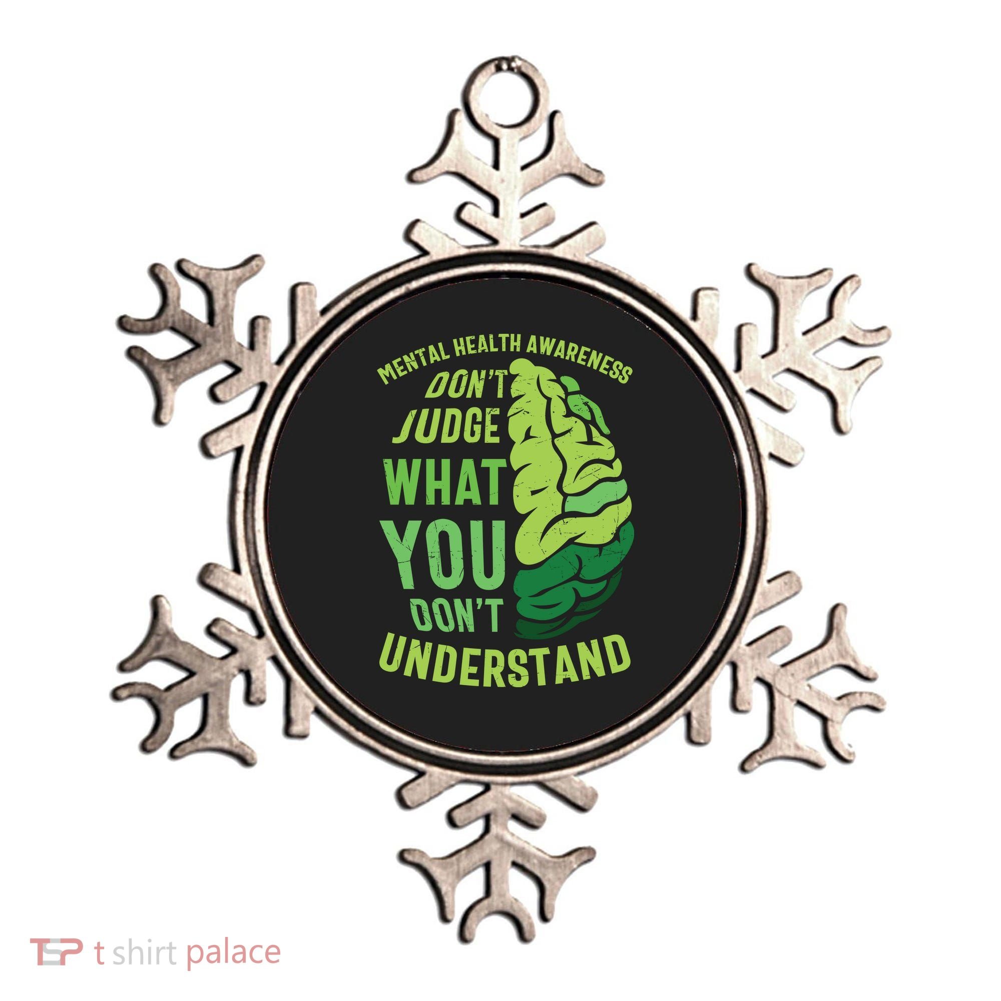 Dont Judge Mental Health Awareness Ornament