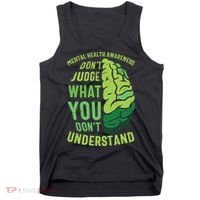 Dont Judge Mental Health Awareness Tank Top thumb 0