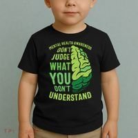 Dont Judge Mental Health Awareness Toddler T-Shirt thumb 2