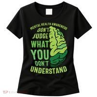 Dont Judge Mental Health Awareness Women's T-Shirt thumb 0
