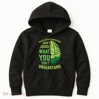Dont Judge Mental Health Awareness Kids Hoodie thumb 0