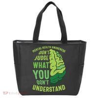 Dont Judge Mental Health Awareness Tote Bag thumb 0