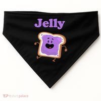 Dancing Jelly Peanut Butter And Jelly USA-Made Doggie Bandana thumb 0