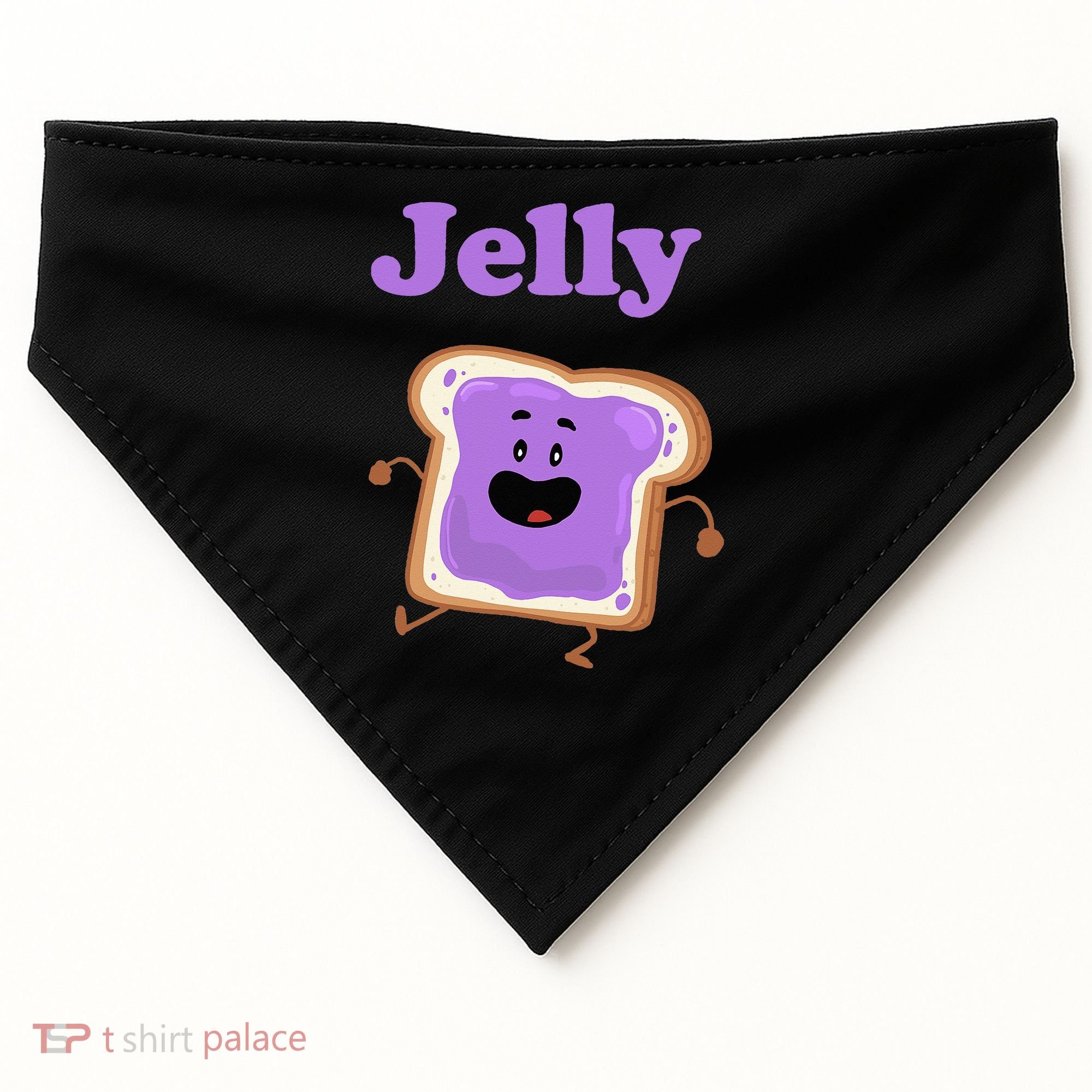Dancing Jelly Peanut Butter And Jelly USA-Made Doggie Bandana