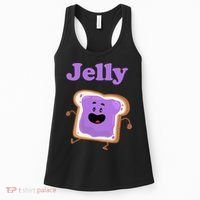 Dancing Jelly Peanut Butter And Jelly Women's Tank Top thumb 0