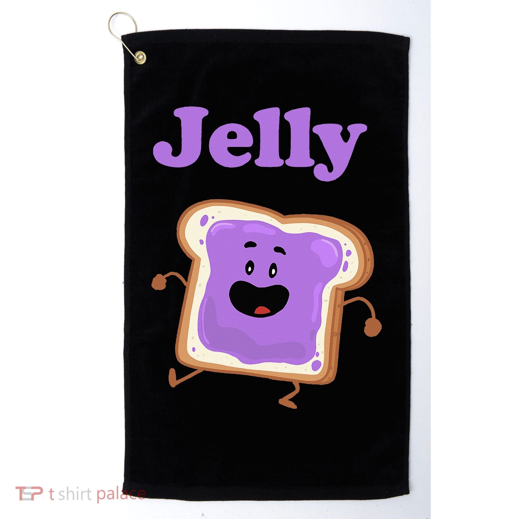 Dancing Jelly Peanut Butter And Jelly Golf Towel