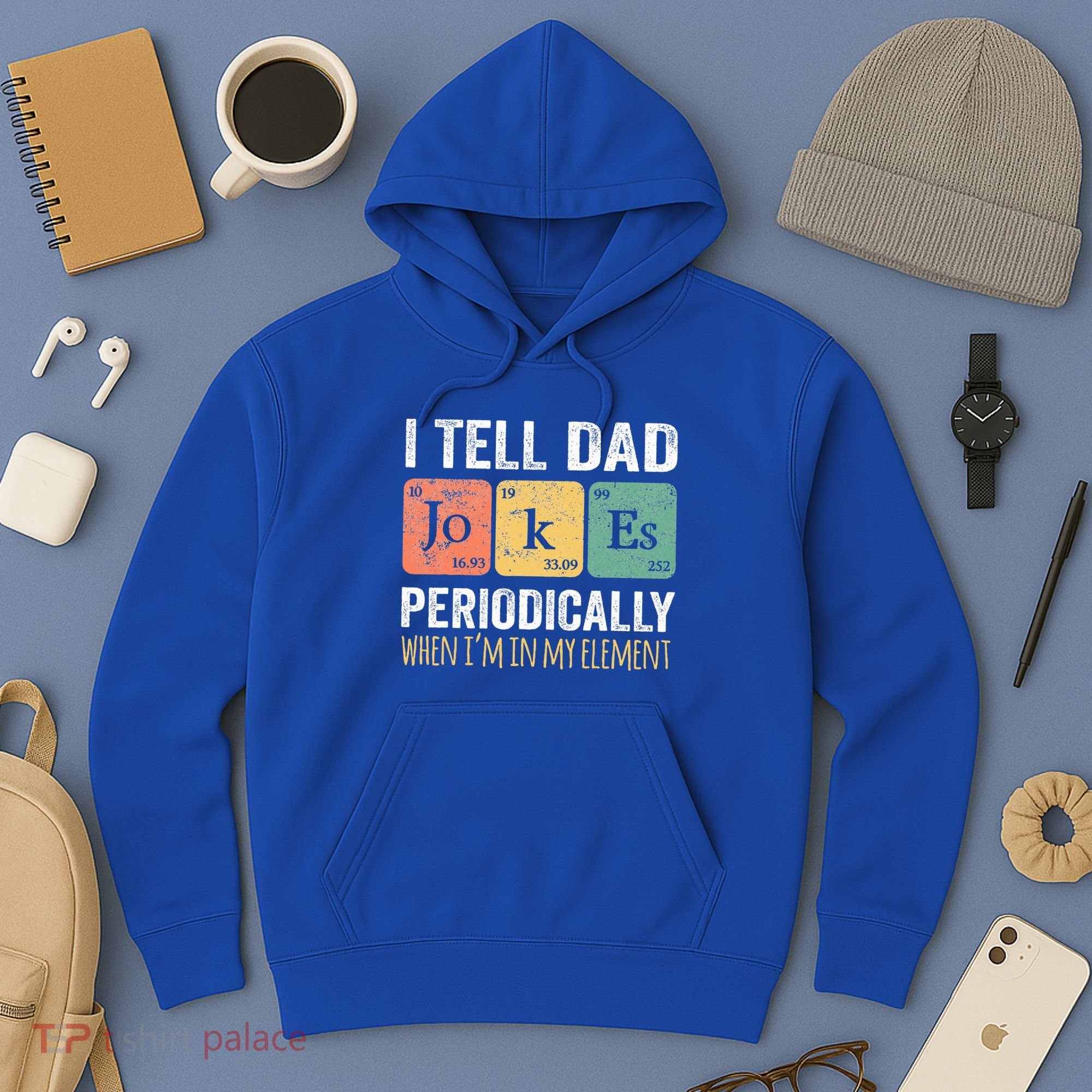 Dad Jokes Periodically Element Hoodie