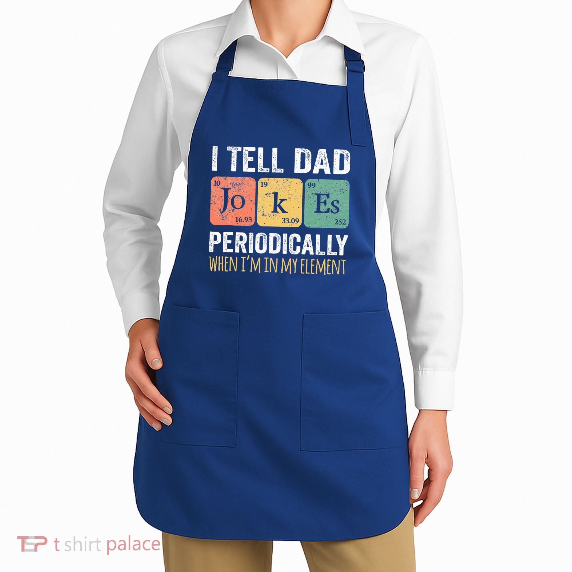 Dad Jokes Periodically Element Apron