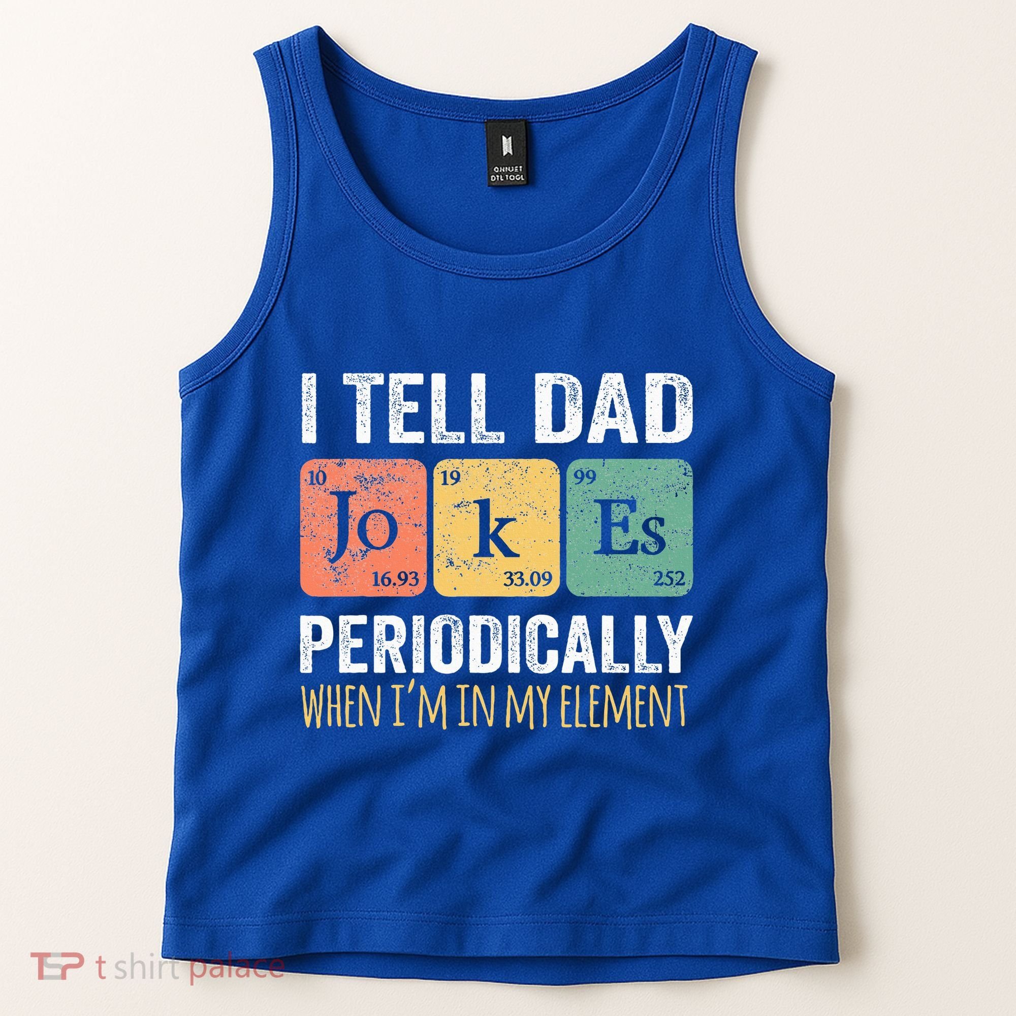 Dad Jokes Periodically Element Tank Top
