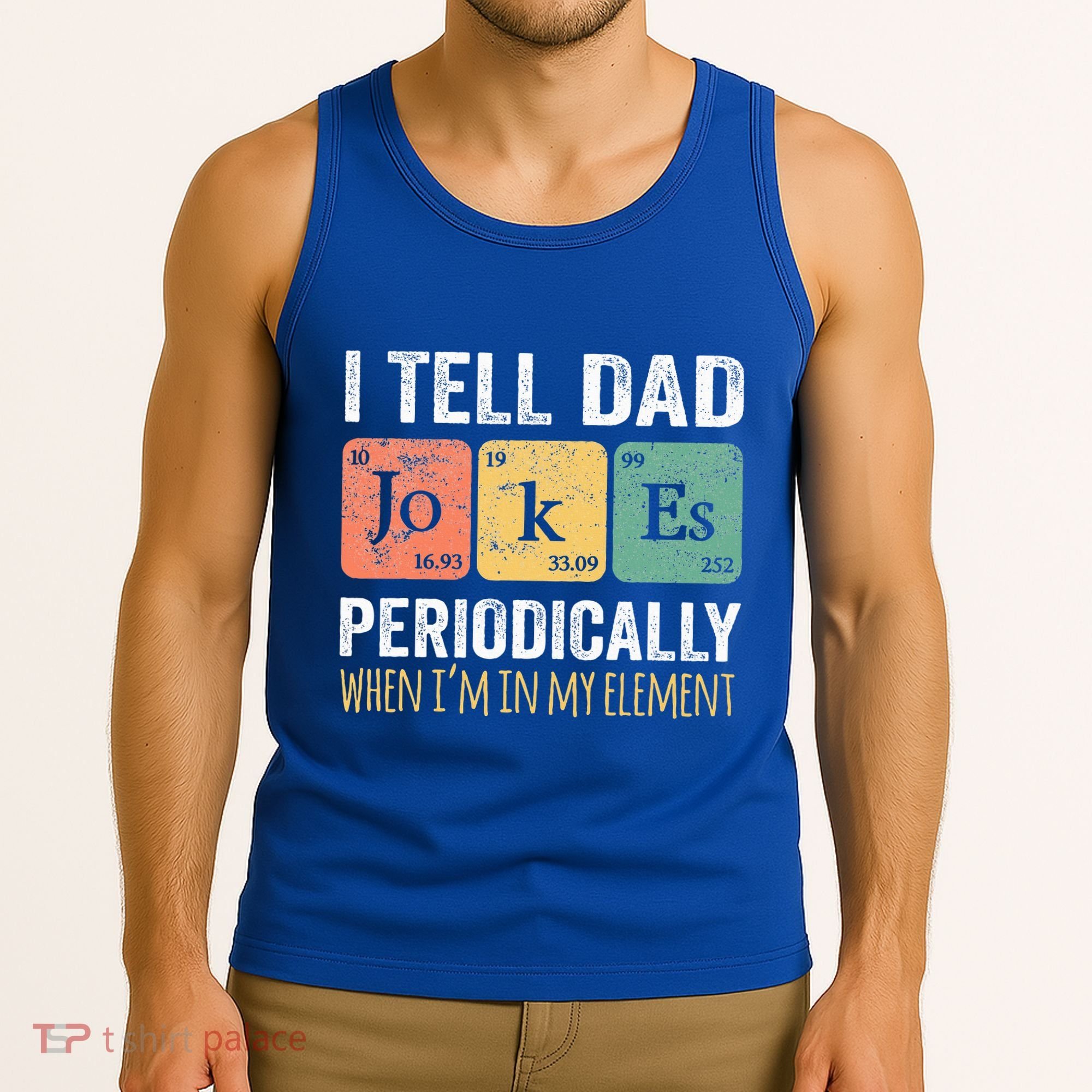 Dad Jokes Periodically Element Tank Top