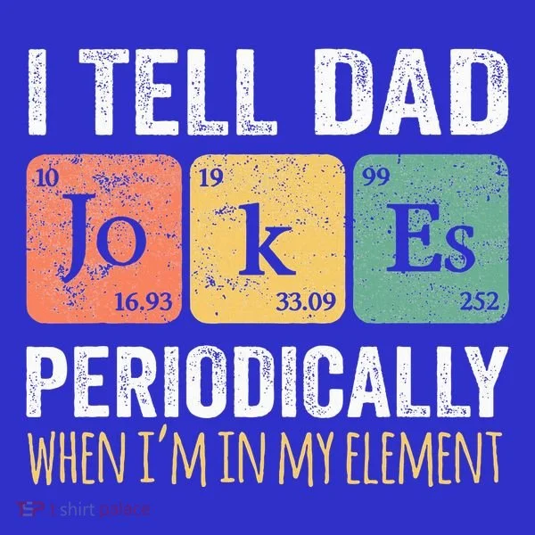 Dad Jokes Periodically Element Kids Sweatshirt