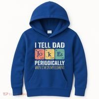 Dad Jokes Periodically Element Kids Hoodie thumb 0