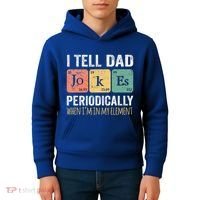 Dad Jokes Periodically Element Kids Hoodie thumb 4