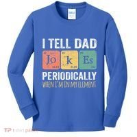 Dad Jokes Periodically Element Kids Long Sleeve Shirt thumb 0