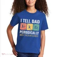 Dad Jokes Periodically Element Kids T-Shirt thumb 2