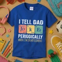 Dad Jokes Periodically Element Kids T-Shirt thumb 3