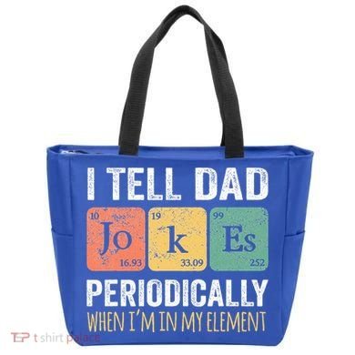 Dad Jokes Periodically Element Tote Bag