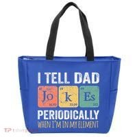 Dad Jokes Periodically Element Tote Bag thumb 0