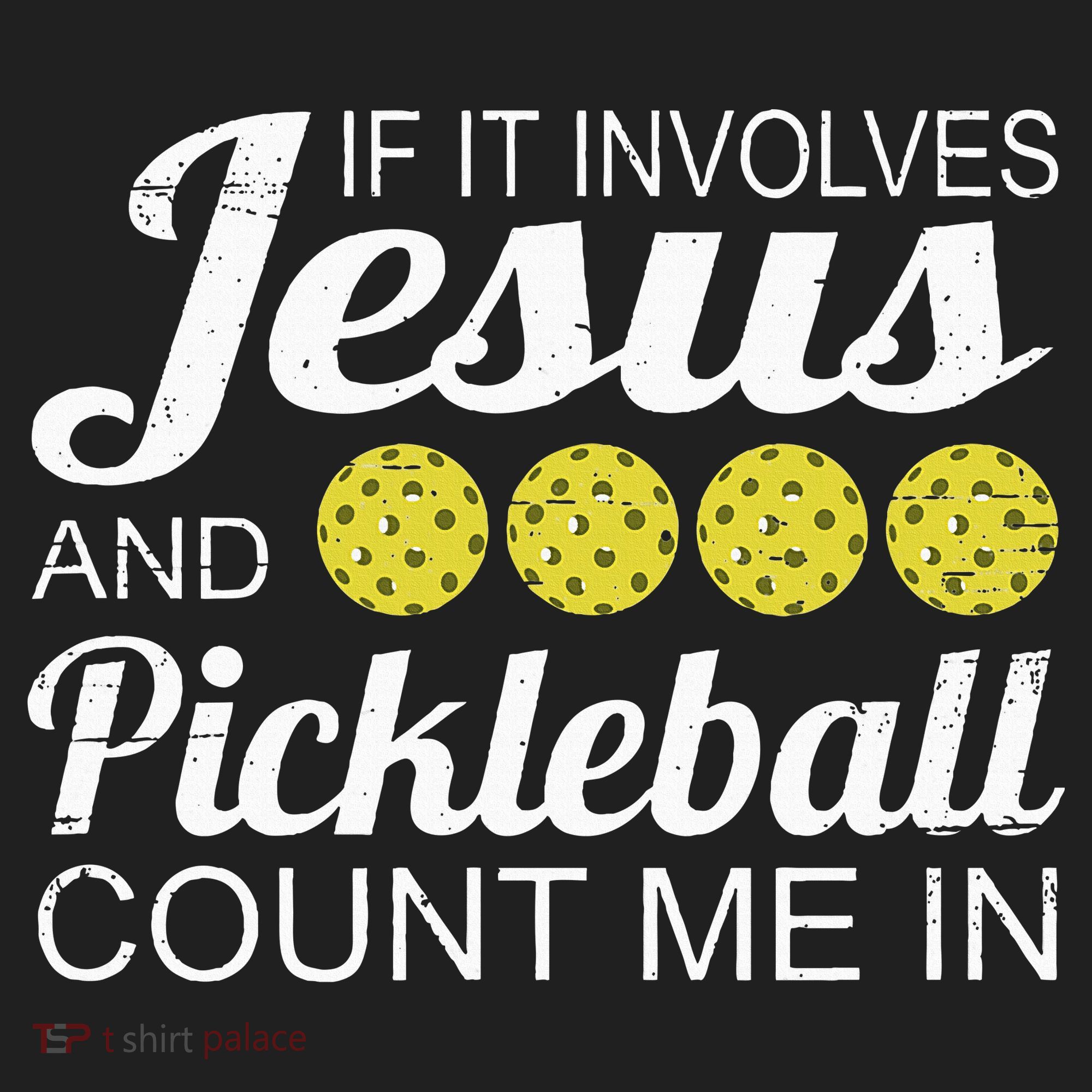 Distressed Jesus Pickleball Player Worship Church Graphic Beanie