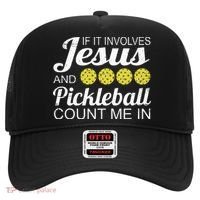 Distressed Jesus Pickleball Player Worship Church Graphic Hat thumb 0