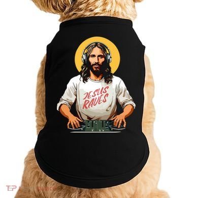 Dj Jesus Raves Doggie Tank