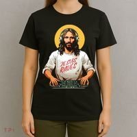Dj Jesus Raves T-Shirt thumb 4