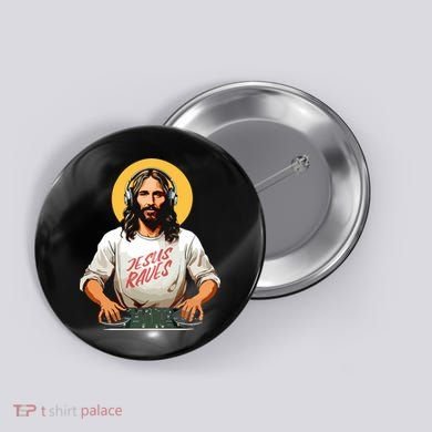 Dj Jesus Raves Button