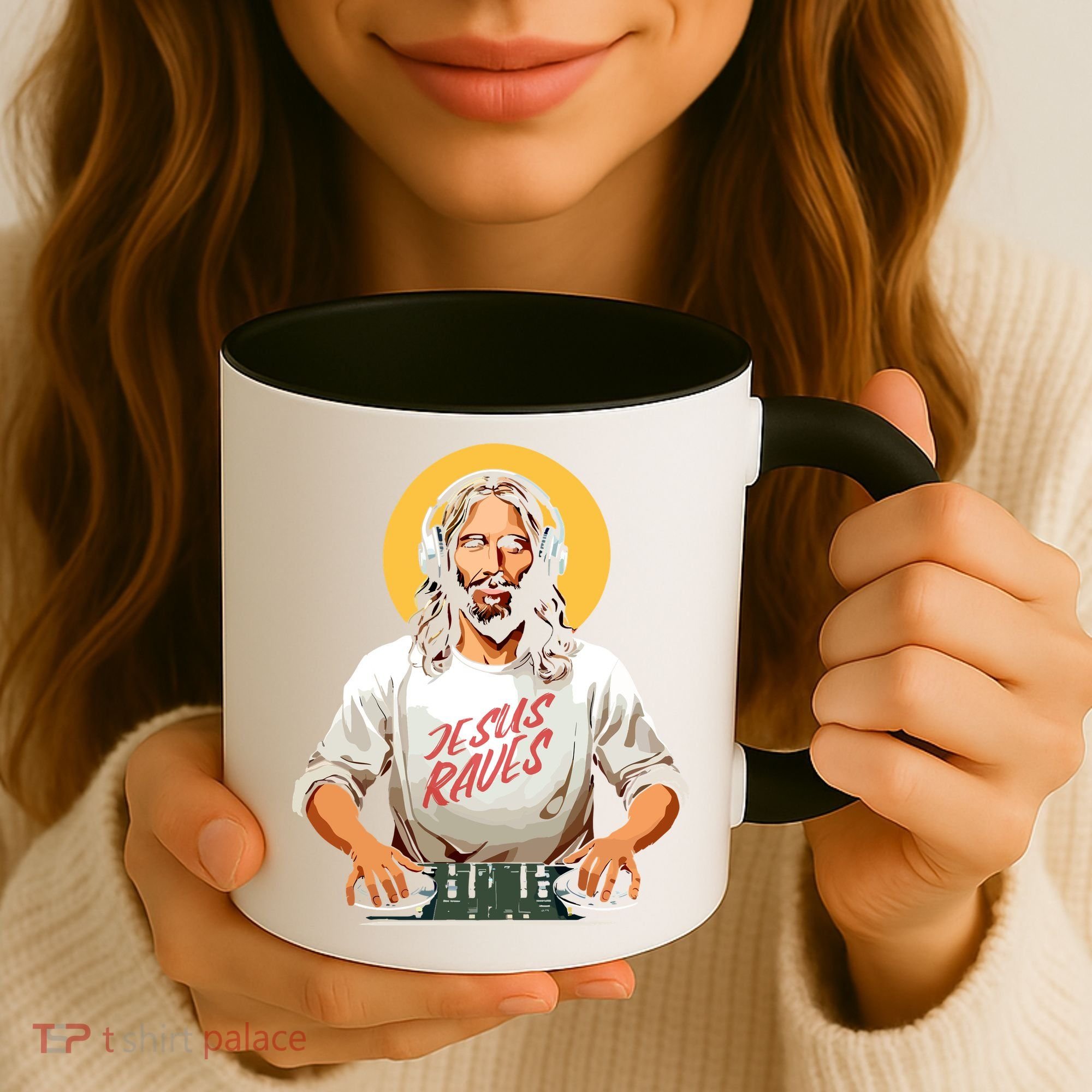 Dj Jesus Raves Coffee Mug