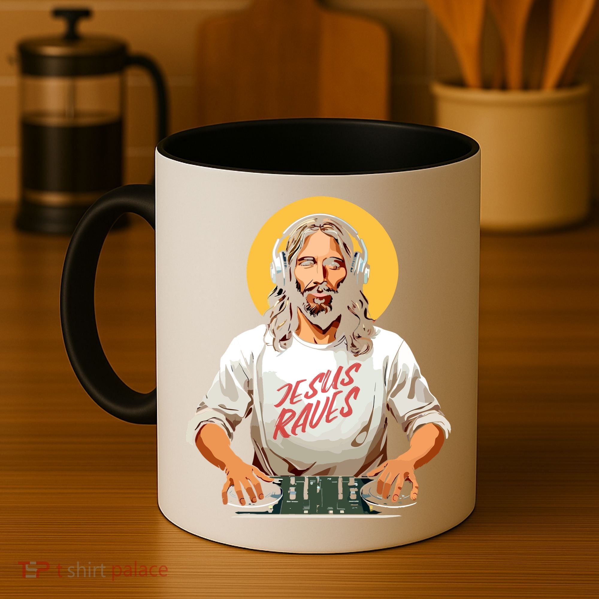Dj Jesus Raves Coffee Mug