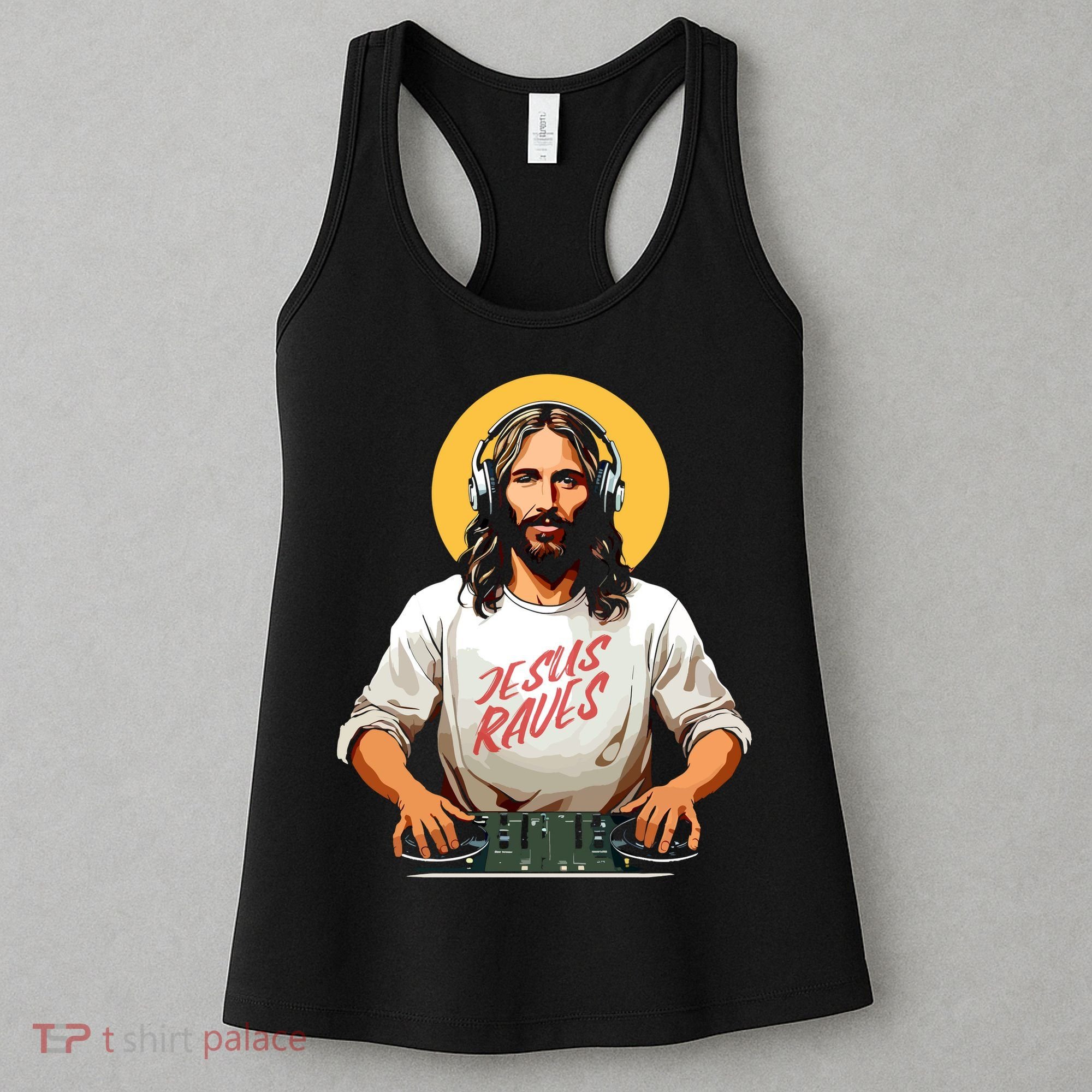 Dj Jesus Raves Women's Tank Top