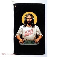 Dj Jesus Raves Golf Towel thumb 0